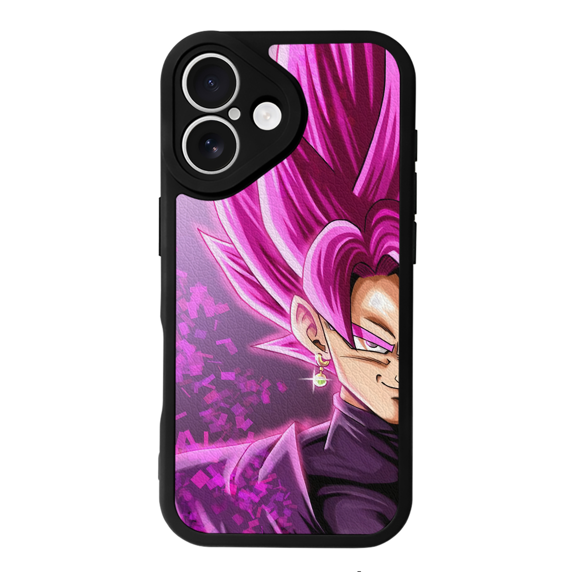 （画像用） ドラゴンボール DRAGON BALL 【iPhone 16シリーズ対応】シリコンスマホケース（レザー調） 材質：シリコン